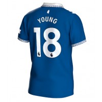 Pánský Fotbalový dres Everton Ashley Young #18 2023-24 Domácí Krátký Rukáv